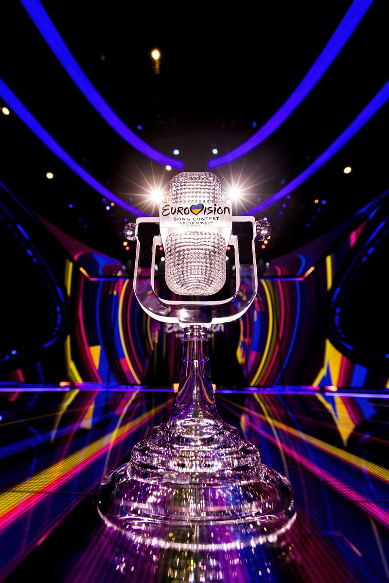 Eurovision Song Contest trophy - Liverpool 2023
