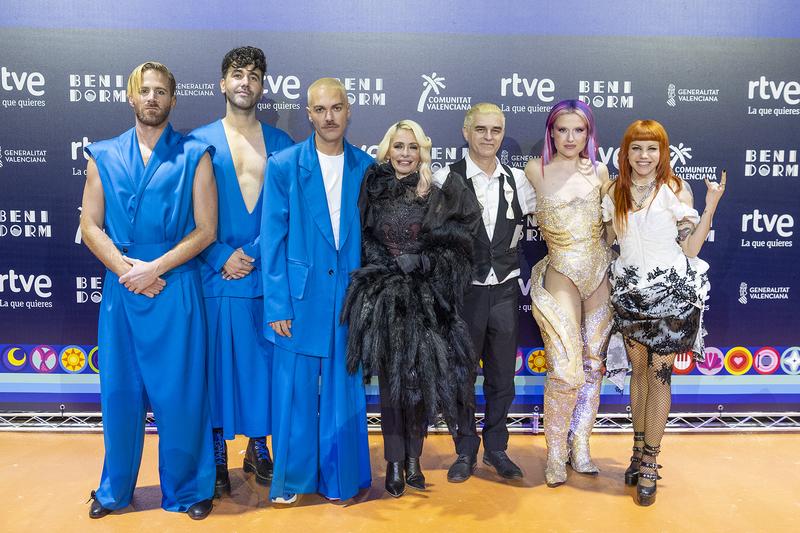 The first semi-final qualifiers: Miss Caffeina, Nebulossa, Sofia Coll, Angy Fernández