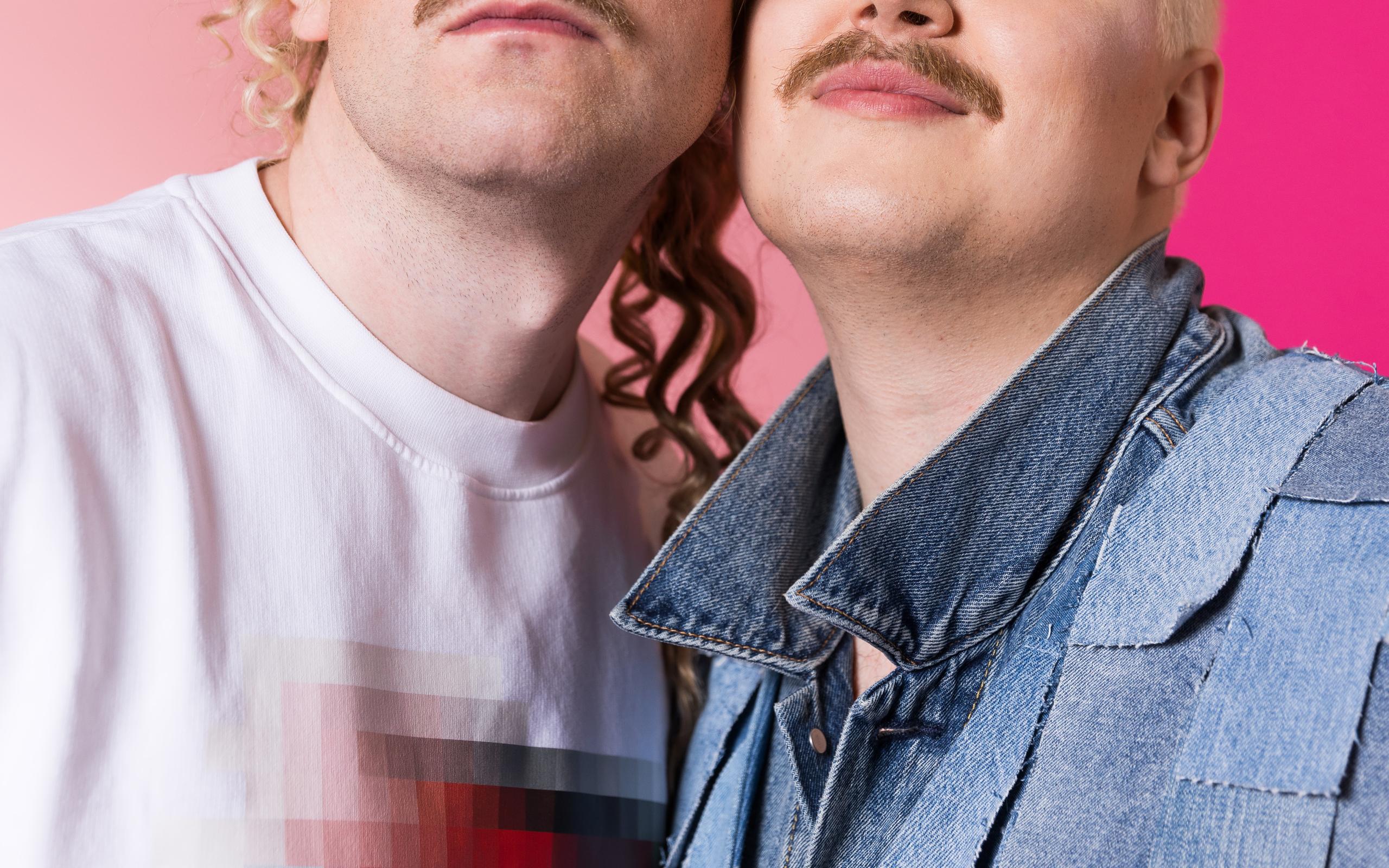 Windows95man from Finland in the Eurovision Song Contest 2024 official portrait studio