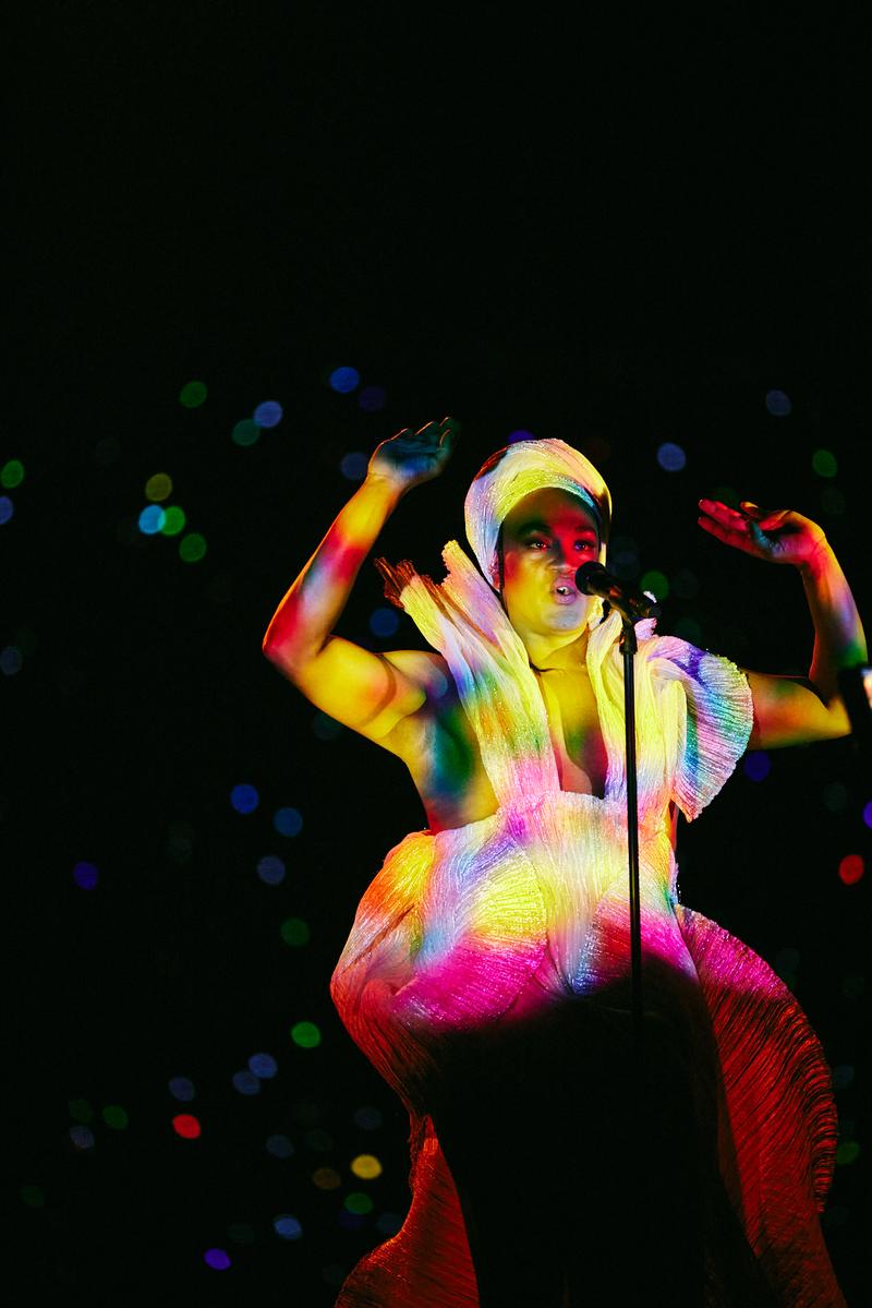 Electric Fields rehearsing One Milkali (One Blood) for Australia at the Second Rehearsal of the First Semi-Final at Malmö Arena
