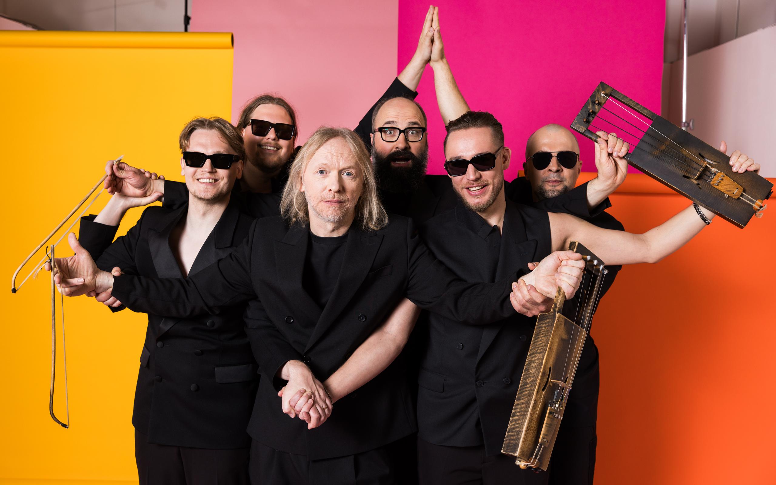 5MIINUST x Puuluup from Estonia in the Eurovision Song Contest 2024 official portrait studio