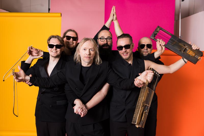 5MIINUST x Puuluup from Estonia in the Eurovision Song Contest 2024 official portrait studio