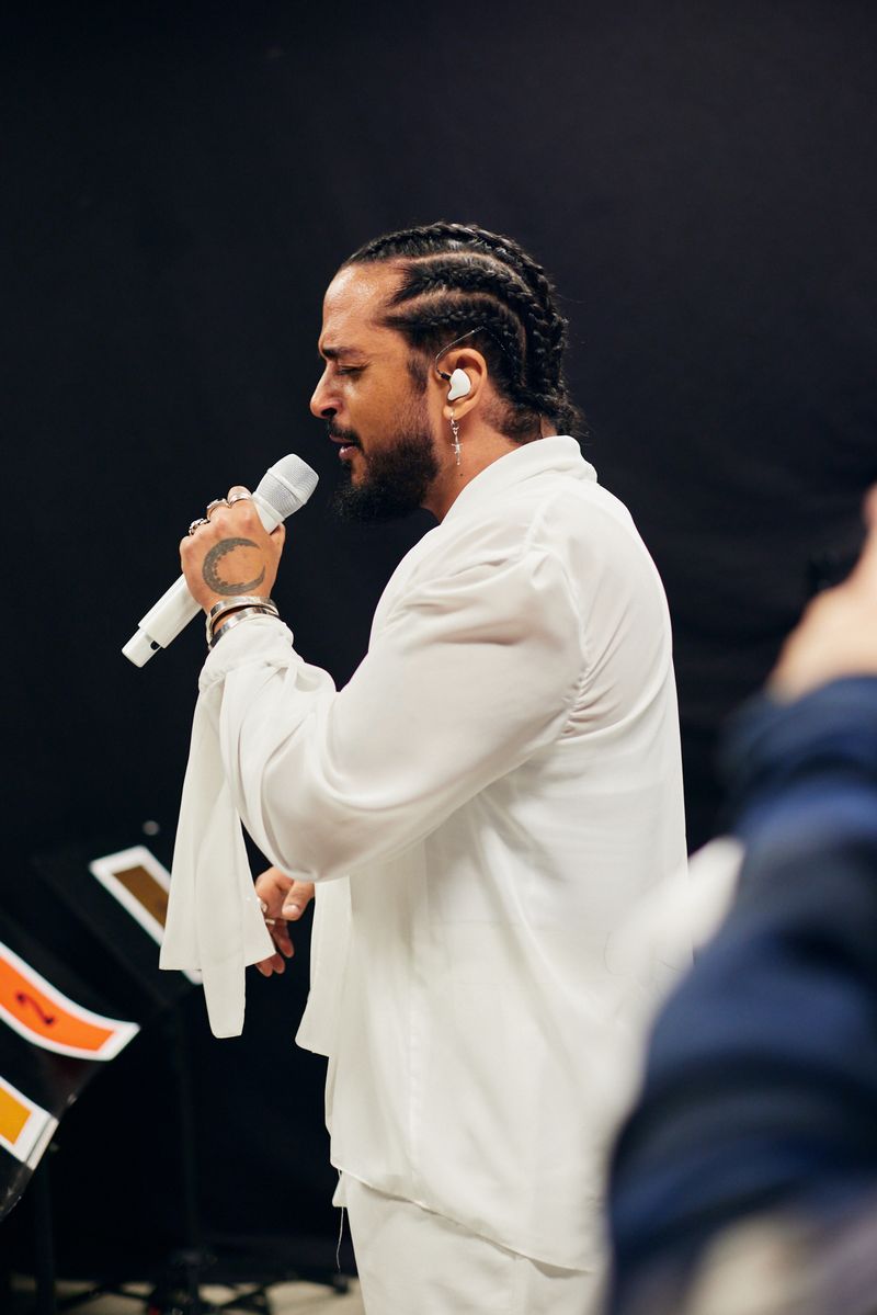 The artists of the Grand Final preparing backstage at Malmö Arena ahead of rehearsals for the 68th Eurovision Song Contest