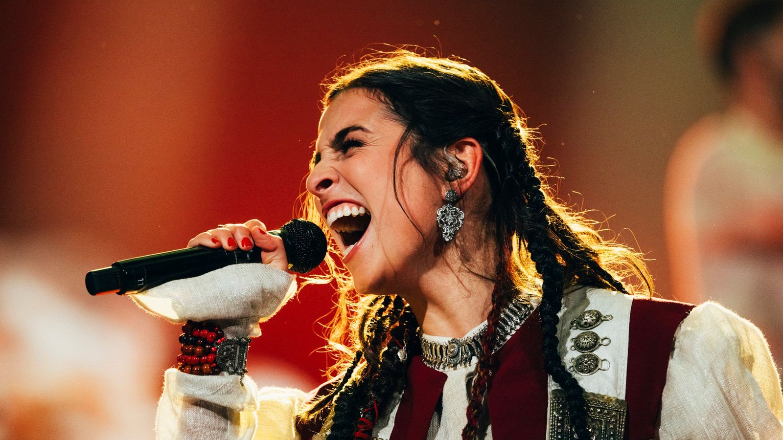 LADANIVA rehearsing Jako for Armenia at the Second Rehearsal of the Second Semi-Final at Malmö Arena	