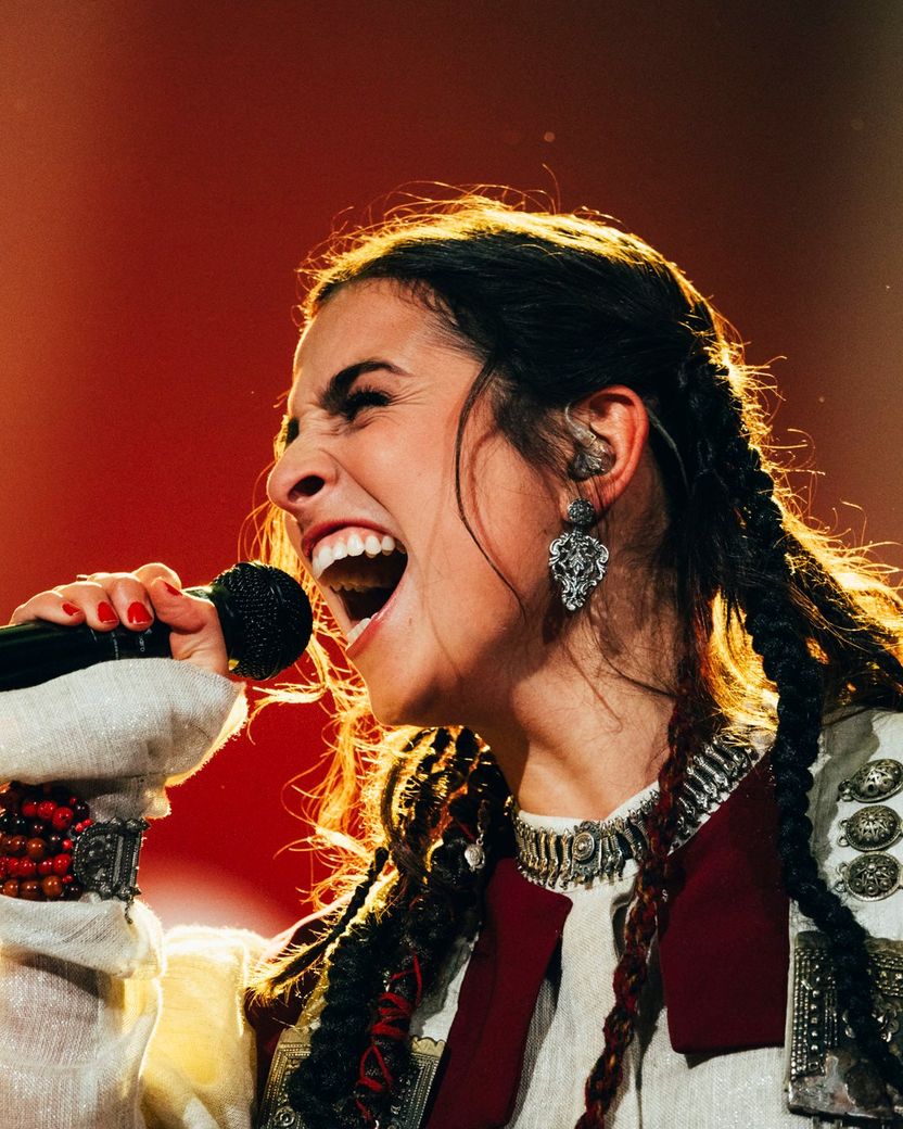 LADANIVA rehearsing Jako for Armenia at the Second Rehearsal of the Second Semi-Final at Malmö Arena	