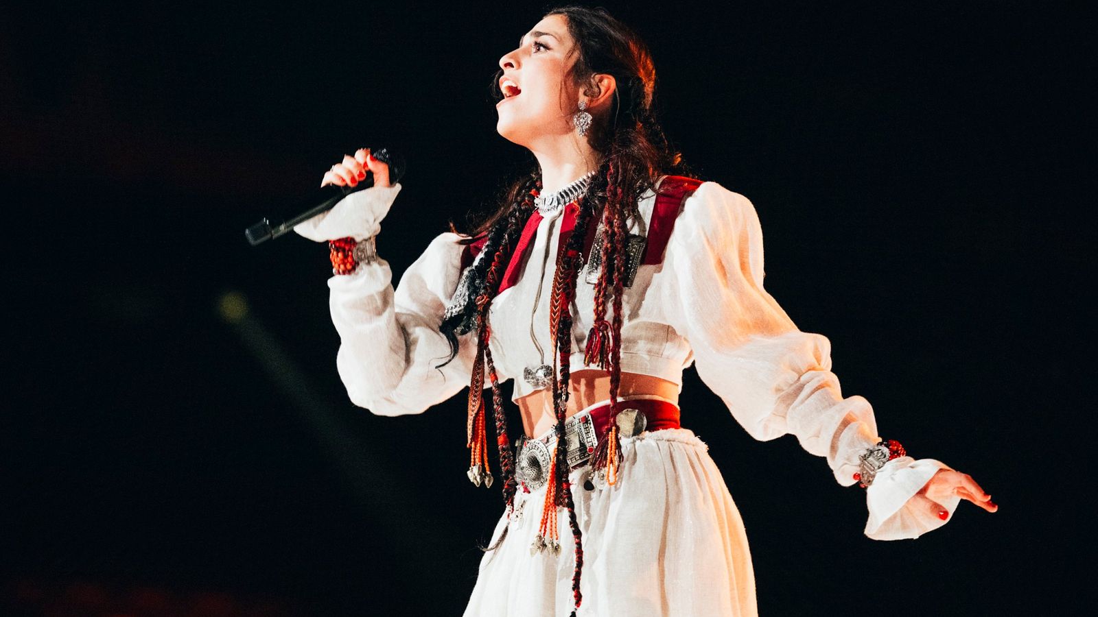 LADANIVA rehearsing Jako for Armenia at the Second Rehearsal of the Second Semi-Final at Malmö Arena	