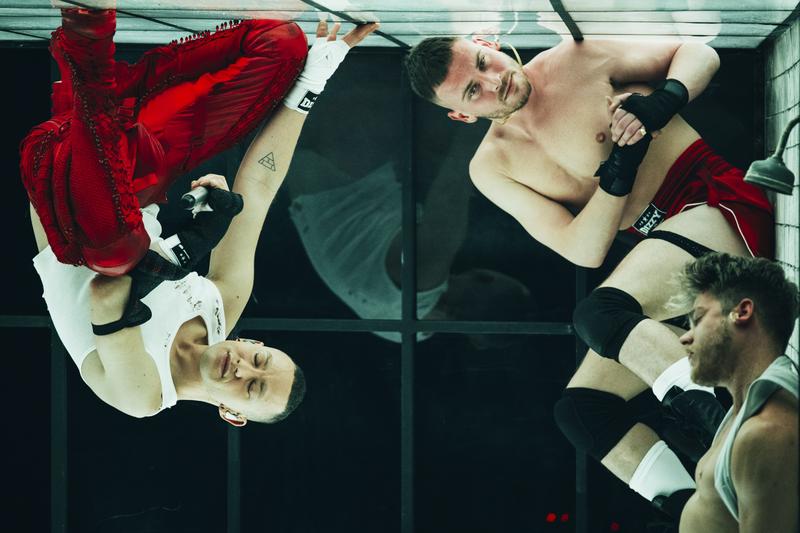 Olly Alexander rehearsing Dizzy for United Kingdom at the First Rehearsal of the Grand Final at Malmö Arena	