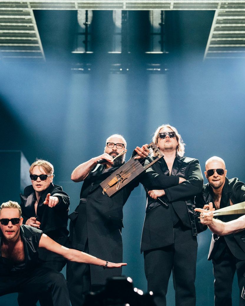 5MIINUST x Puuluup rehearsing (nendest) narkootikumidest ei tea me (küll) midagi for Estonia at the Second Rehearsal of the Second Semi-Final at Malmö Arena