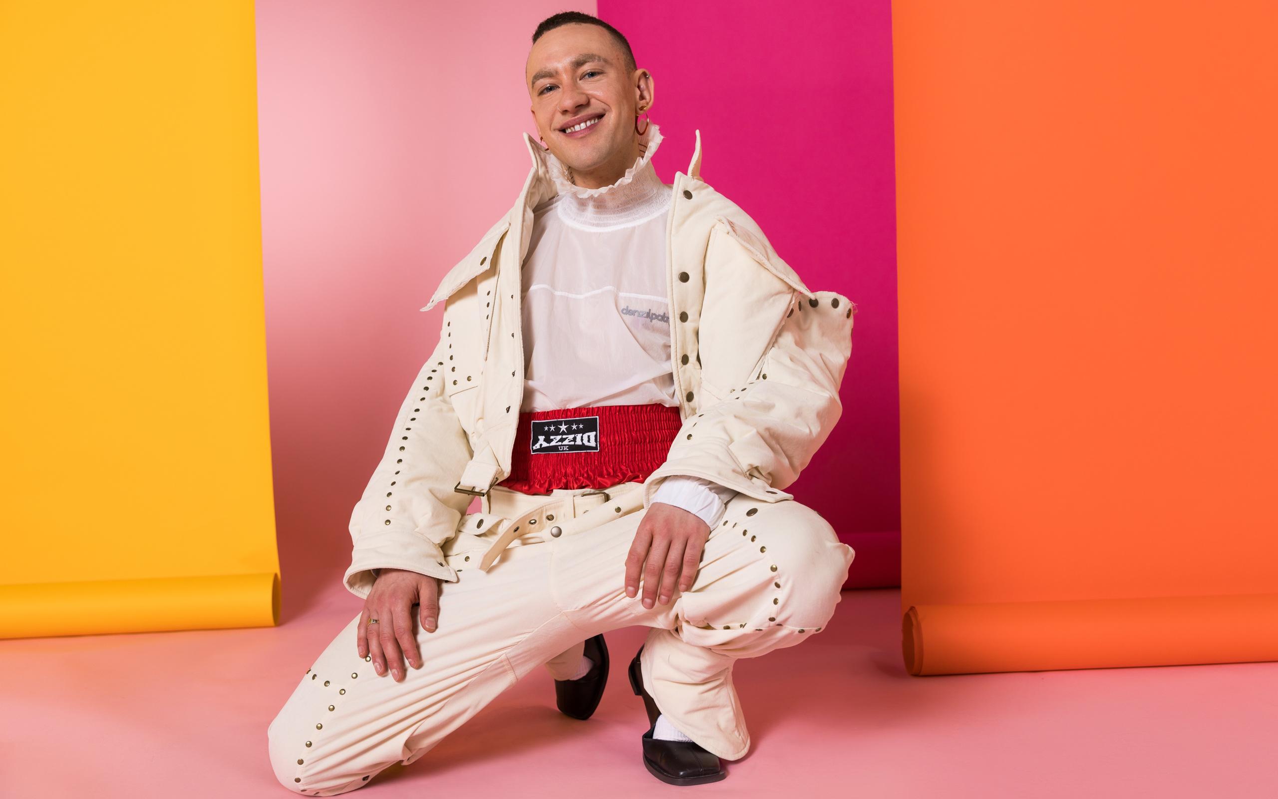 Olly Alexander from United Kingdom in the Eurovision Song Contest 2024 official portrait studio