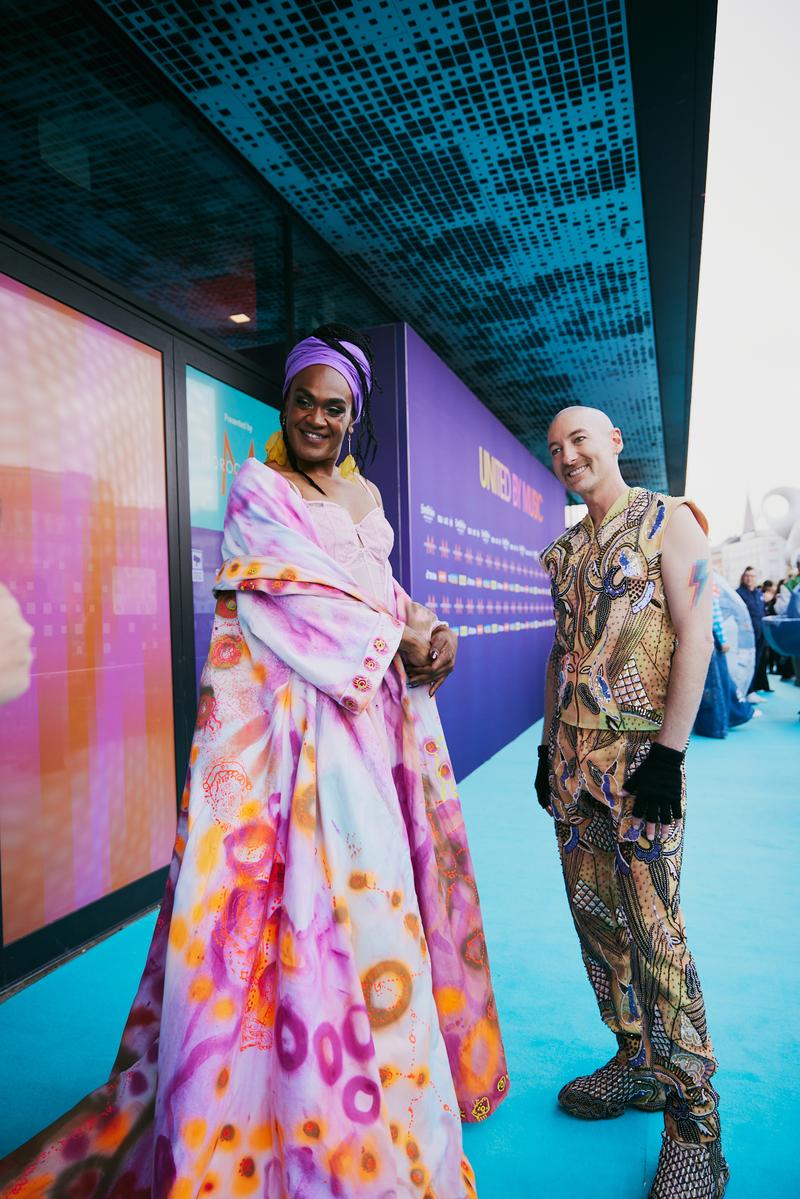 The artists of the 68th Eurovision Song Contest walk the Turquoise Carpet at Malmö Live
