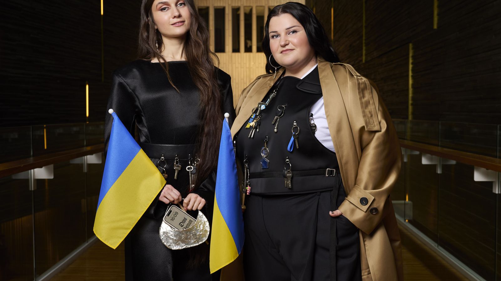 alyona alyona & Jerry Heil representing Ukraine at the Opening Ceremony at Malmö Live 