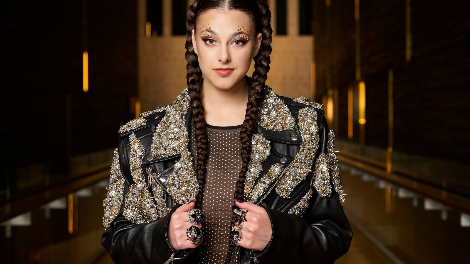 TALI representing Luxembourg at the Opening Ceremony at Malmö Live 