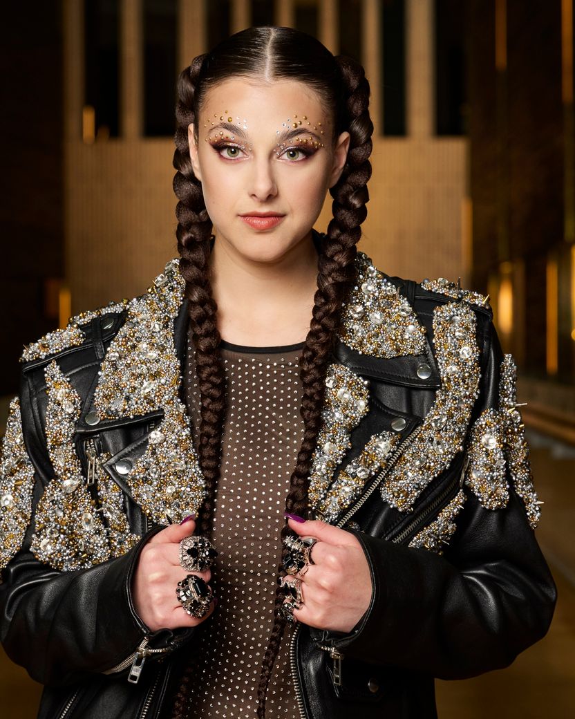 TALI representing Luxembourg at the Opening Ceremony at Malmö Live 