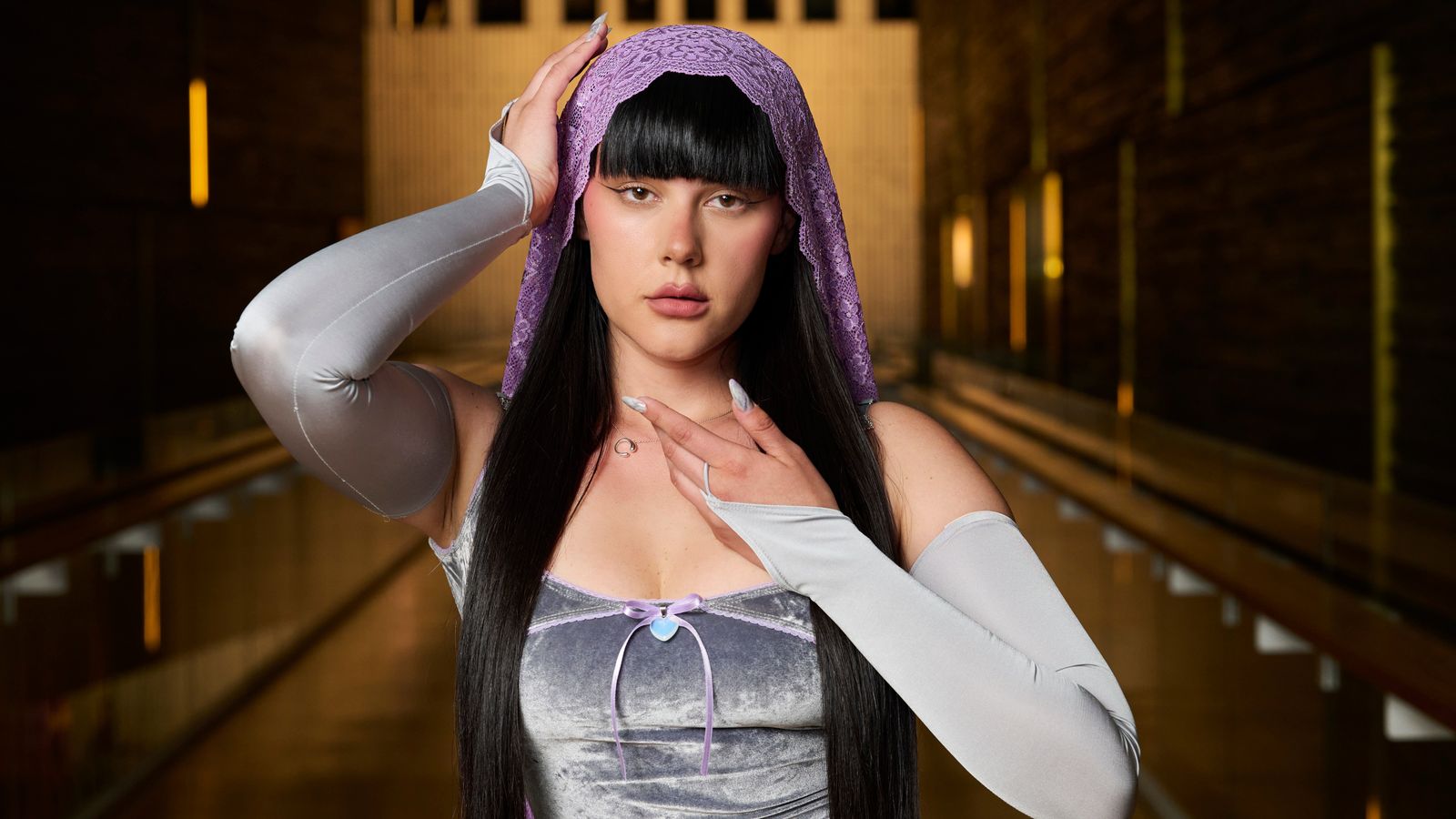 TEYA DORA  representing Serbia at the Opening Ceremony at Malmö Live 