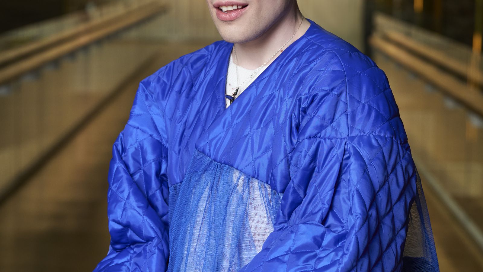 Nemo representing Switzerland at the Opening Ceremony at Malmö Live 