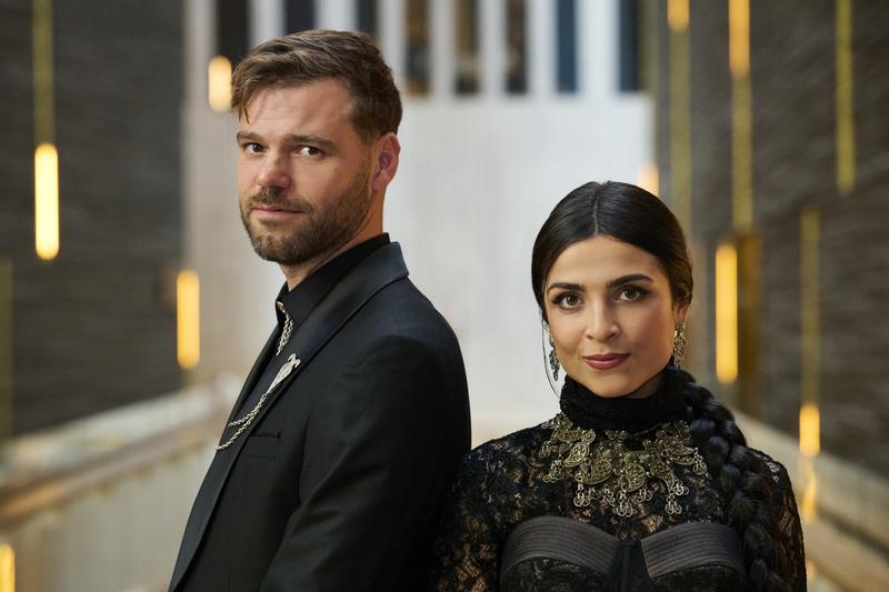 LADANIVA representing Armenia at the Opening Ceremony at Malmö Live 