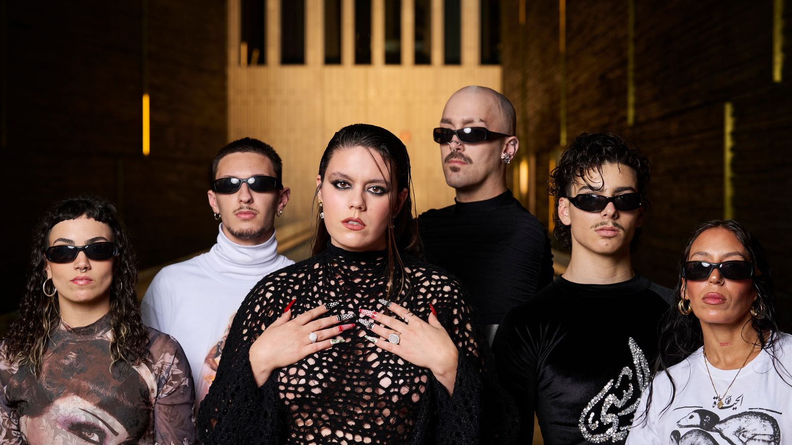 iolanda representing Portugal at the Opening Ceremony at Malmö Live 