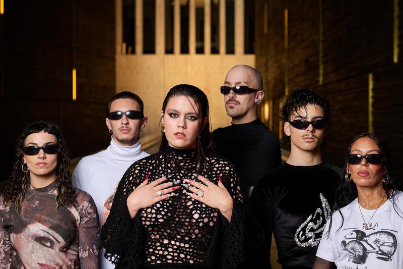 iolanda representing Portugal at the Opening Ceremony at Malmö Live 