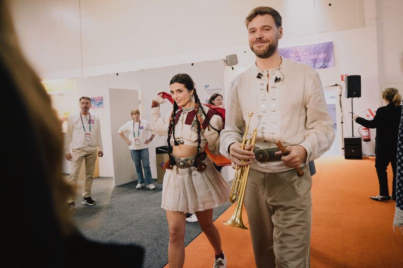 Artists backstage at Malmö Arena after the Second Semi-Final of the Eurovision Song Contest 2024
