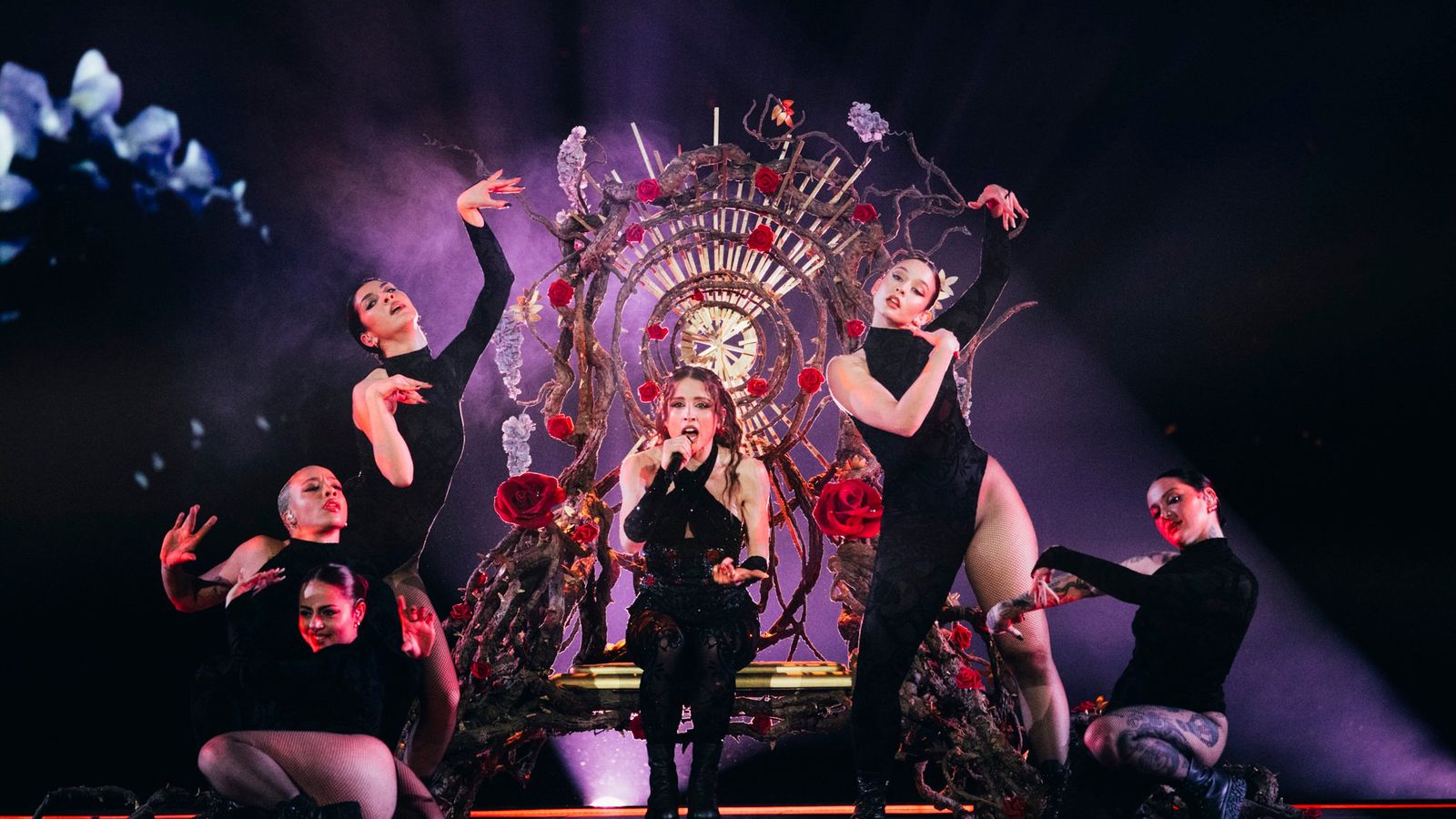 Angelina Mango performing La noia for Italy at the Grand Final at Malmö Arena