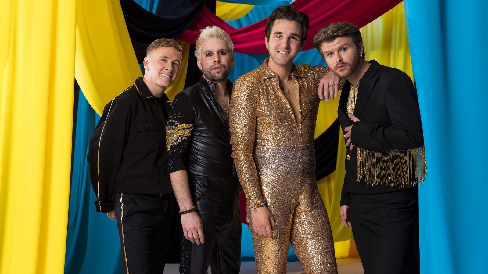 Wild Youth from Ireland in the Eurovision 2023 studio