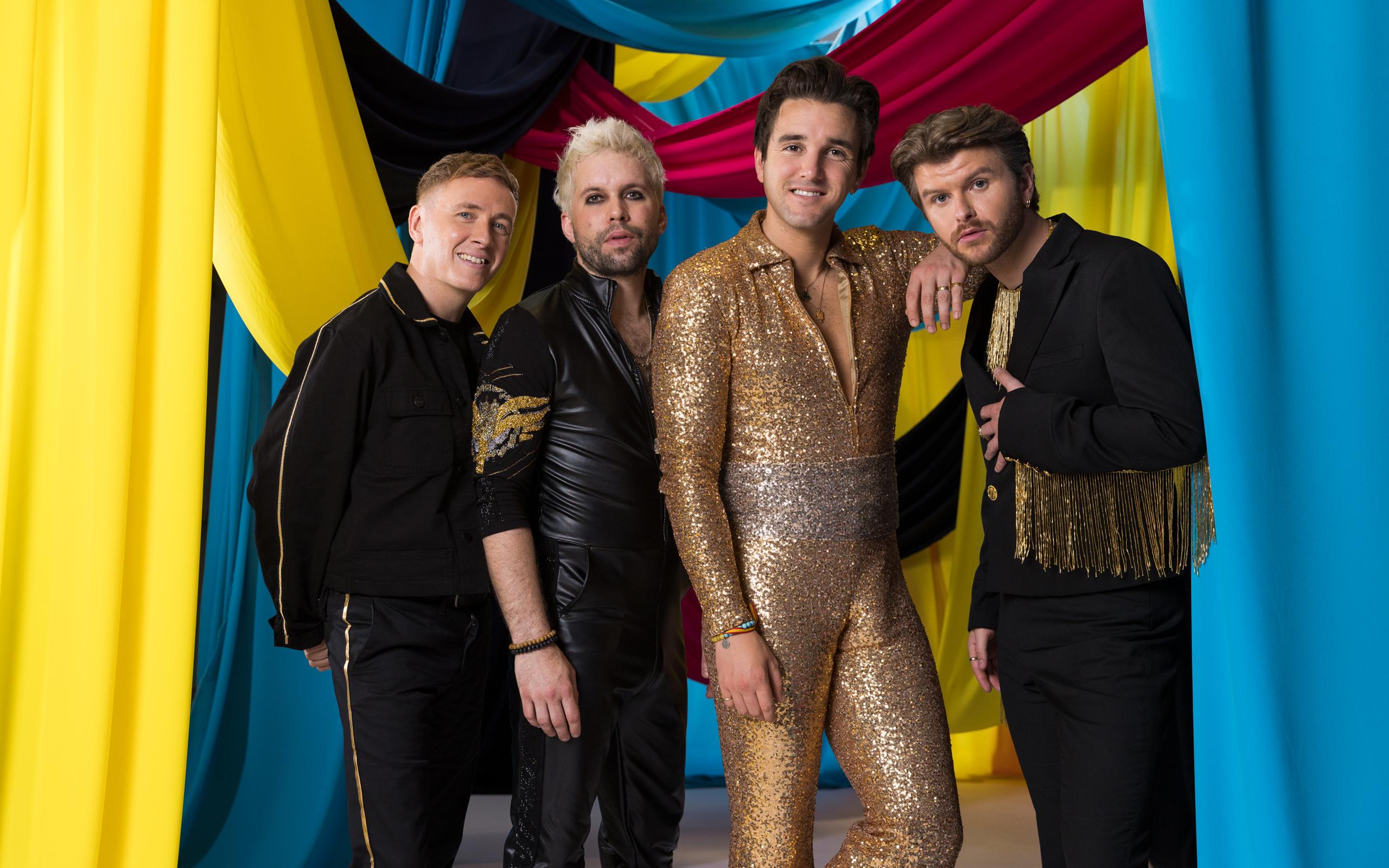 Wild Youth from Ireland in the Eurovision 2023 studio