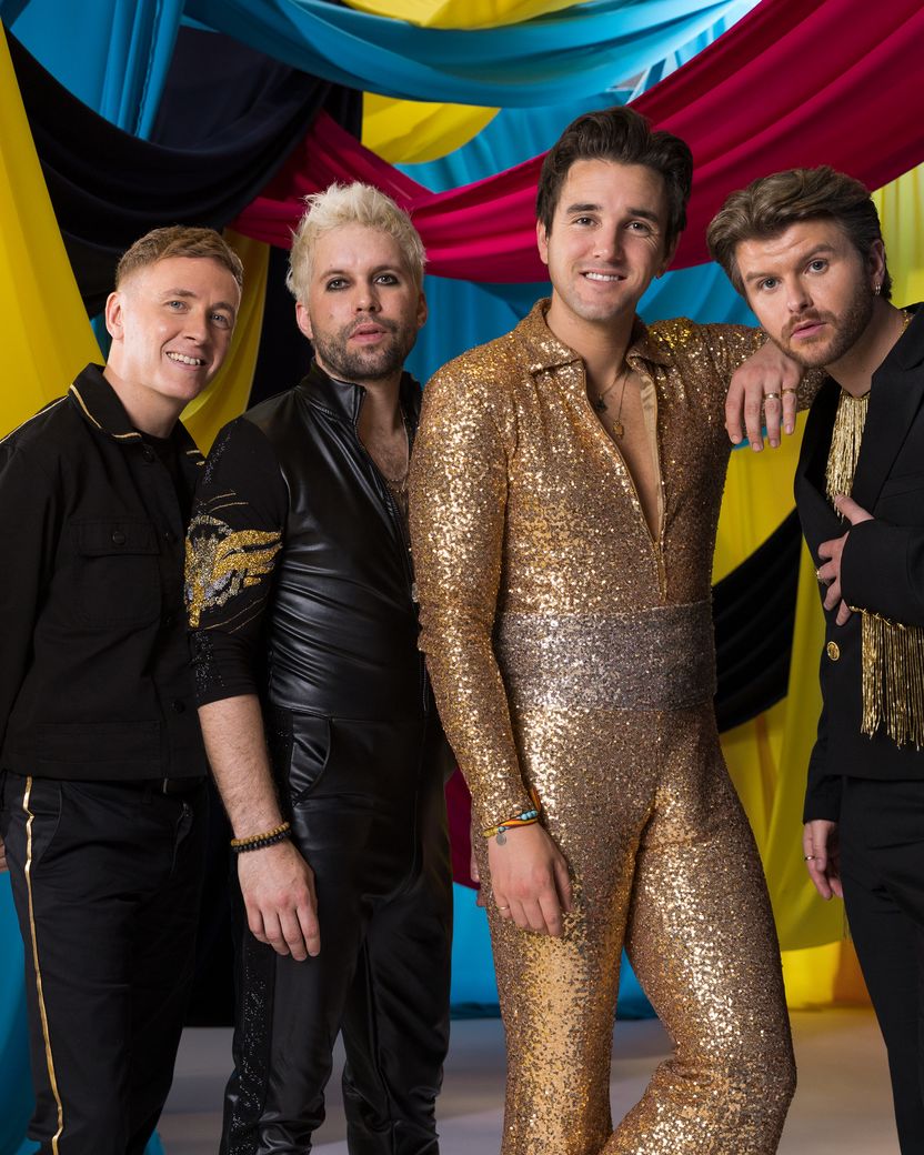 Wild Youth from Ireland in the Eurovision 2023 studio