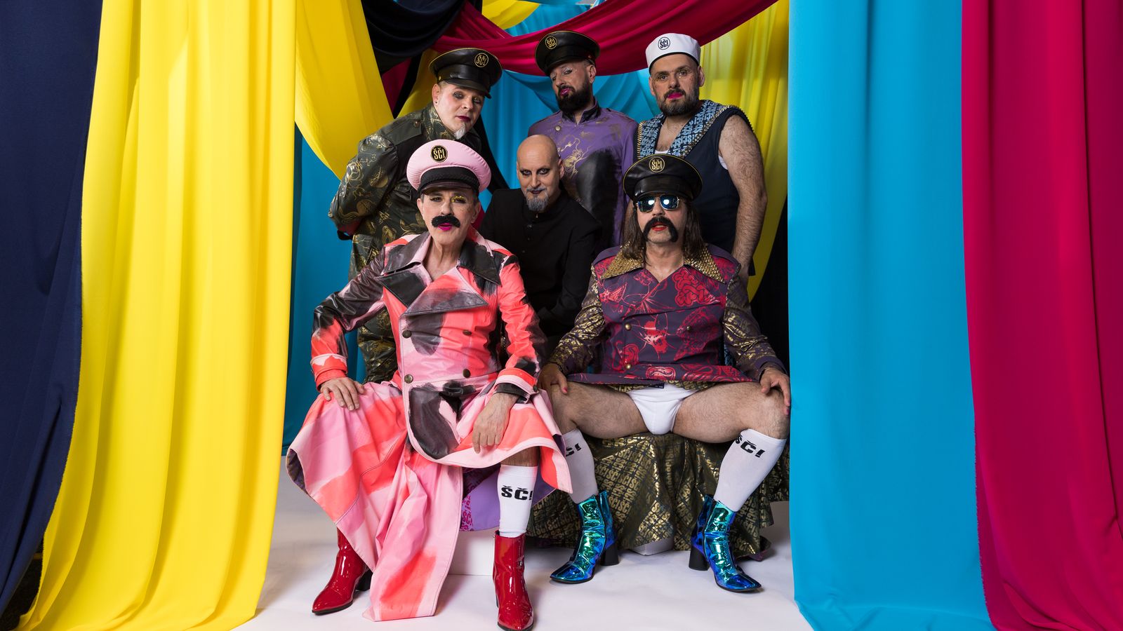 Croatia's Let 3 in the Eurovision studio 2023