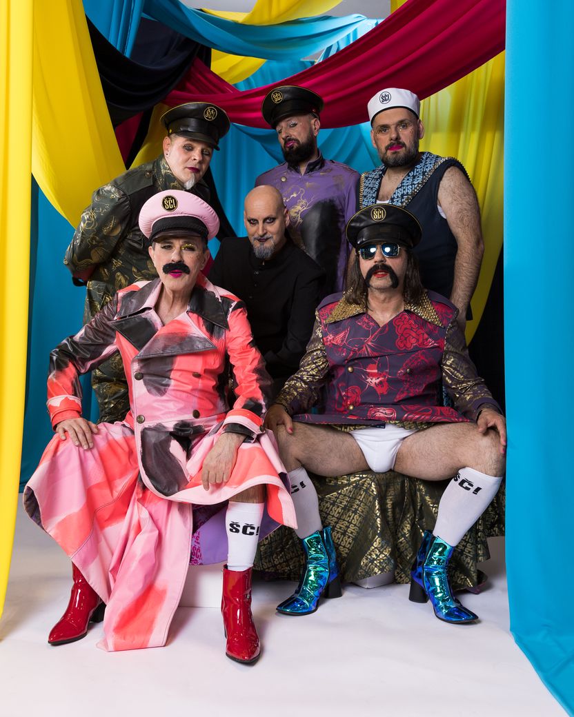 Croatia's Let 3 in the Eurovision studio 2023