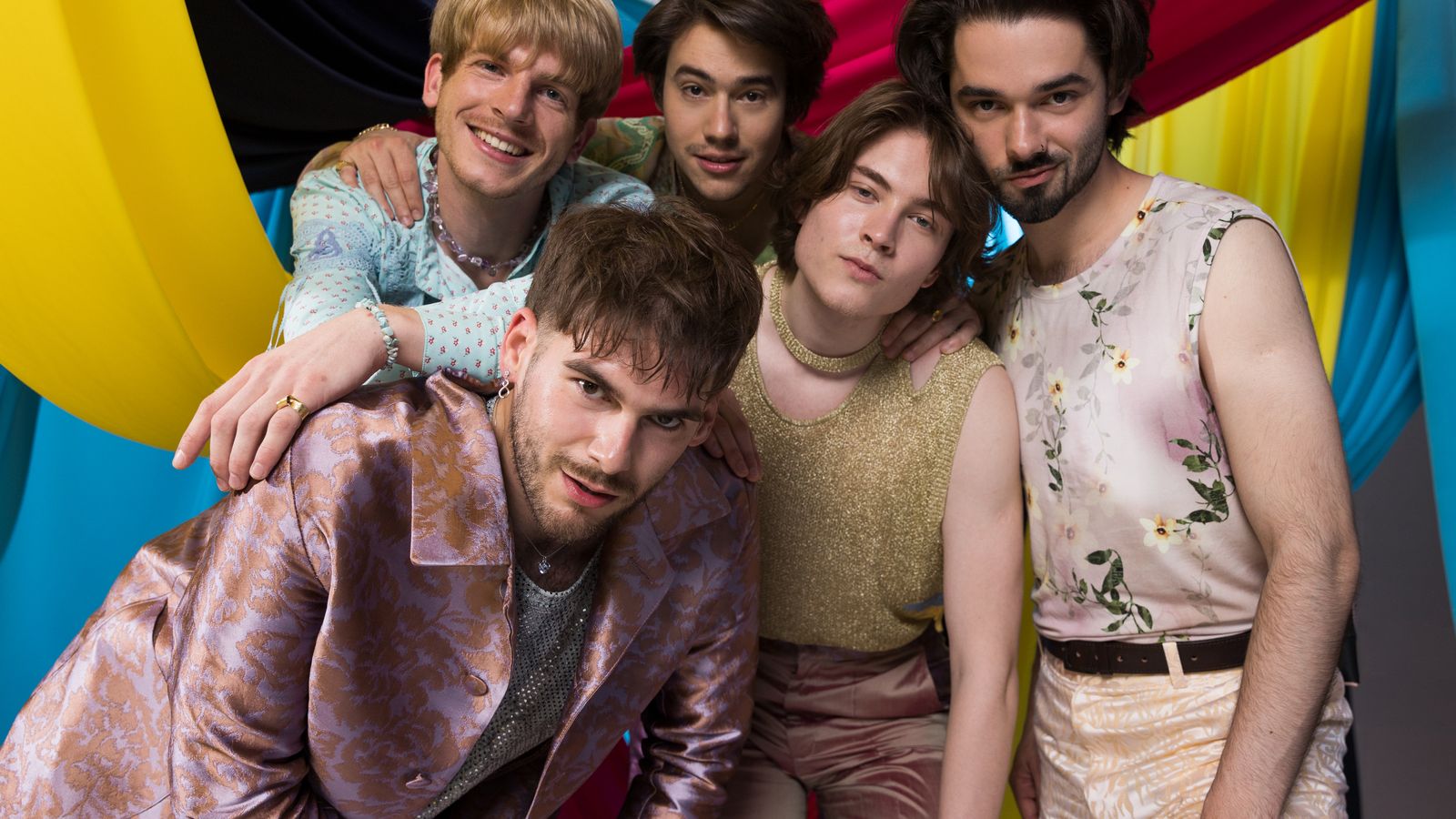 Joker Out from Slovenia in the Eurovision 2023 studio