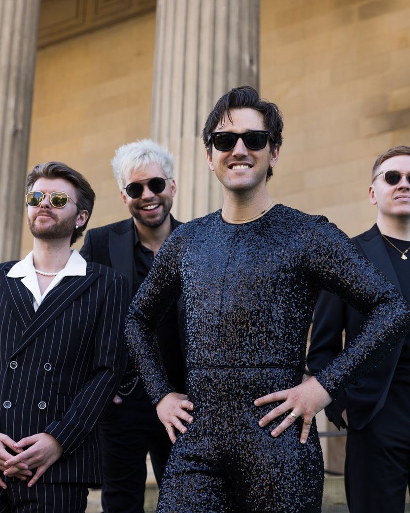 Wild Youth from Ireland attending the Turquoise Carpet event at St. George’s Hall, Liverpool.