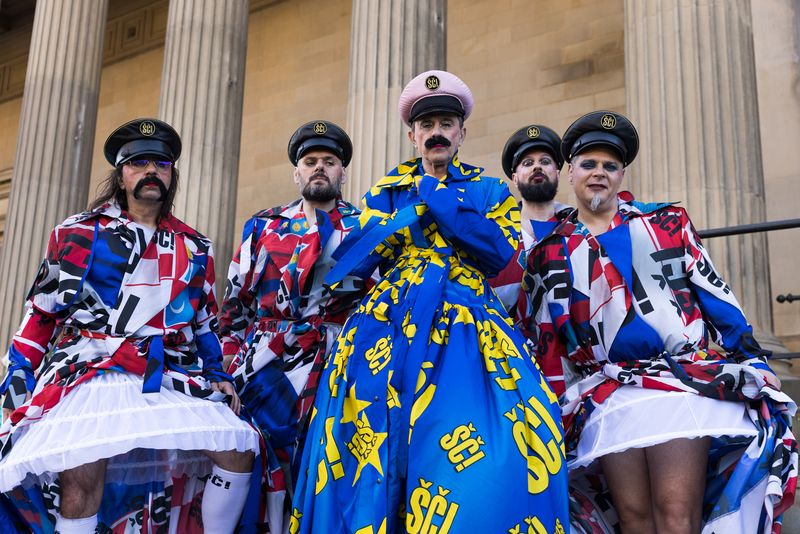 Let 3 from Croatia attending the Turquoise Carpet event at St. George’s Hall, Liverpool.