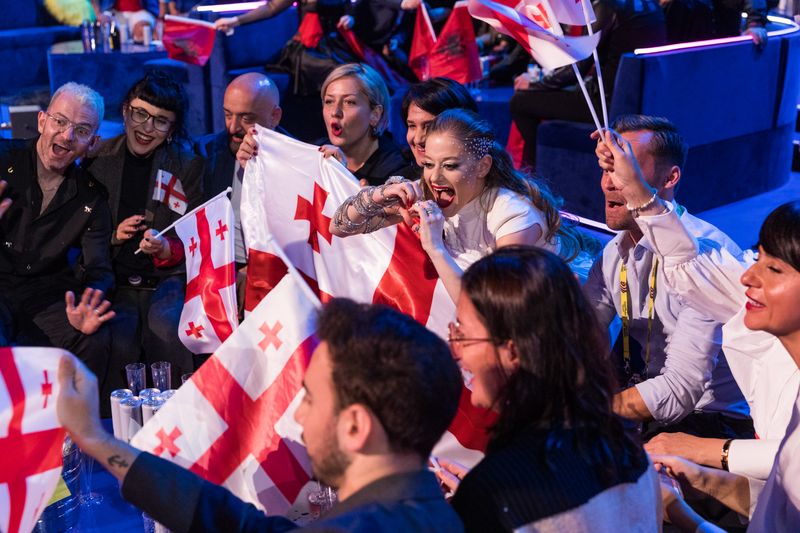 All the action from the Green Room during the Eurovision 2023 Second Semi-Final in Liverpool
