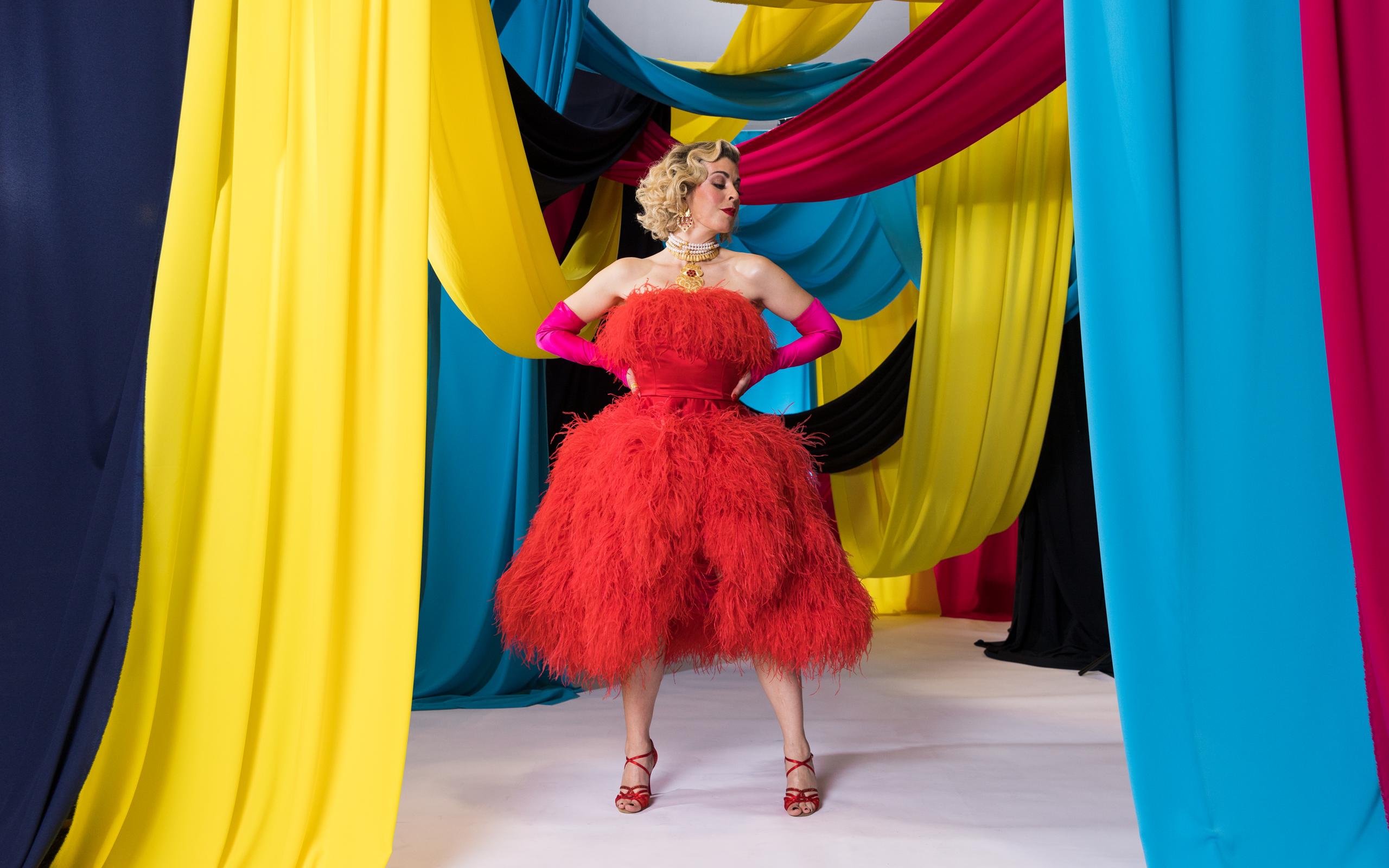 Mimicat from Portugal in the Eurovision 2023 studio