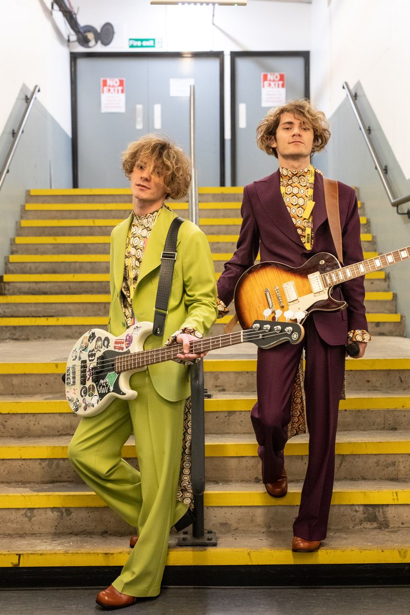 TuralTuranX rehearsing Tell Me More for Azerbaijan at the First Rehearsal of the First Semi-Final at Liverpool Arena
