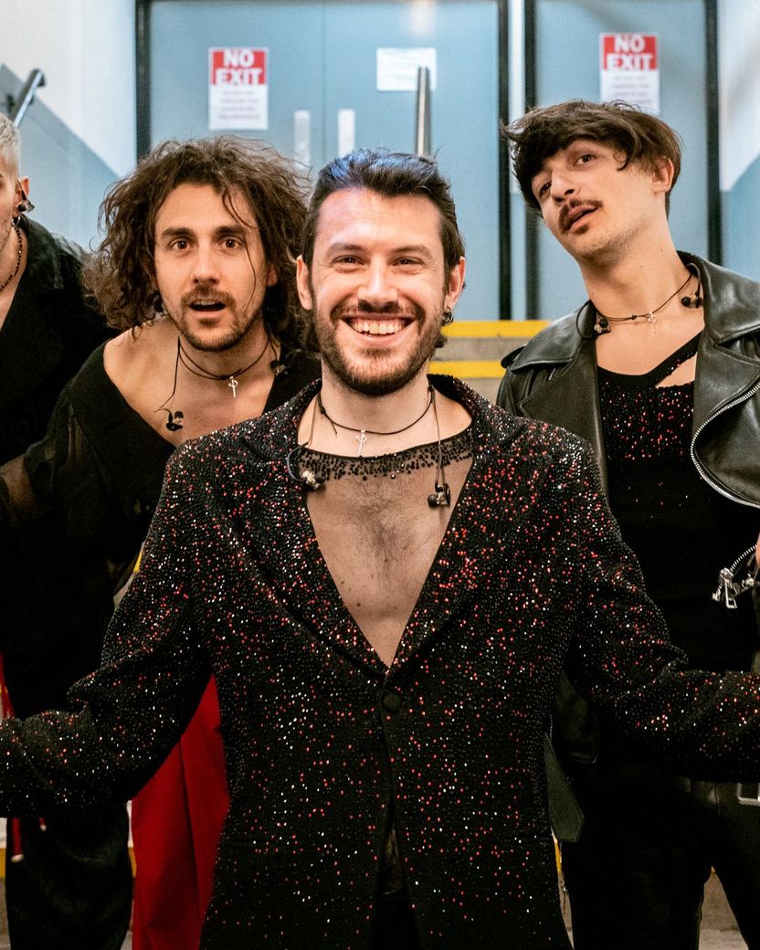 Piqued Jacks representing San Marino in 2023, backstage at Liverpool Arena
