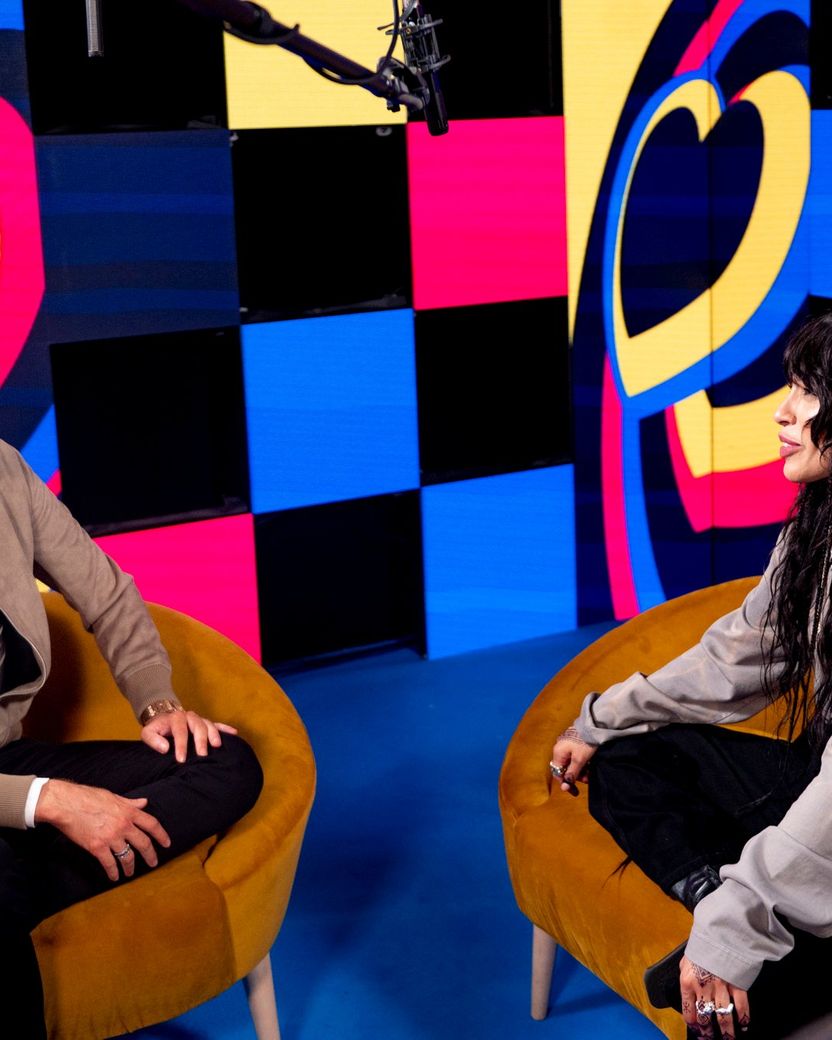 Rylan and Loreen deep in conversation during an episode of Be My Guest