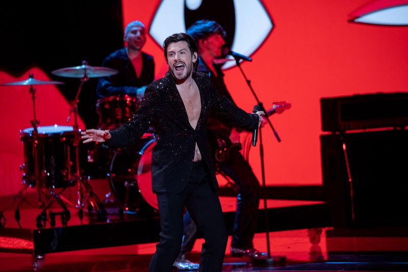 Piqued Jacks rehearsing Like An Animal for San Marino at the Second Rehearsal of the Second Semi-Final at Liverpool Arena
