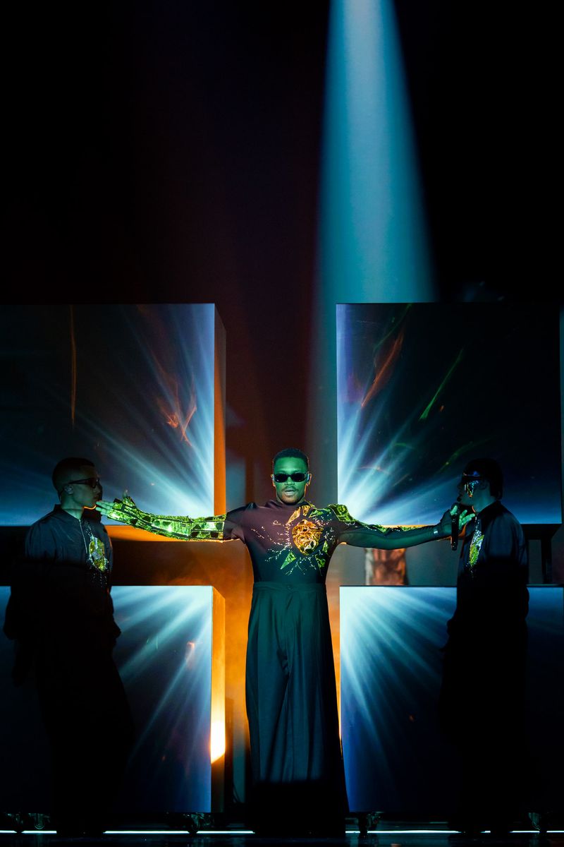 TVORCHI rehearsing Heart of Steel for Ukraine at the Second Rehearsal of the Grand Final at Liverpool Arena 
