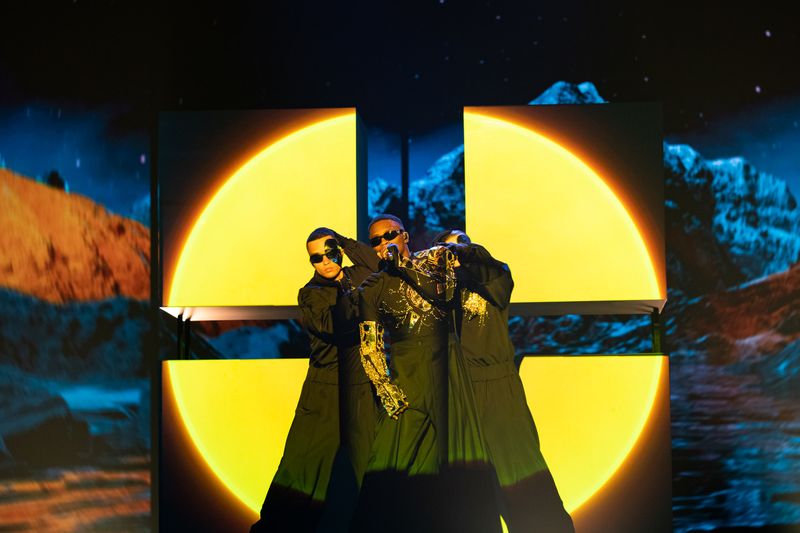 TVORCHI rehearsing Heart of Steel for Ukraine at the Second Rehearsal of the Grand Final at Liverpool Arena 
