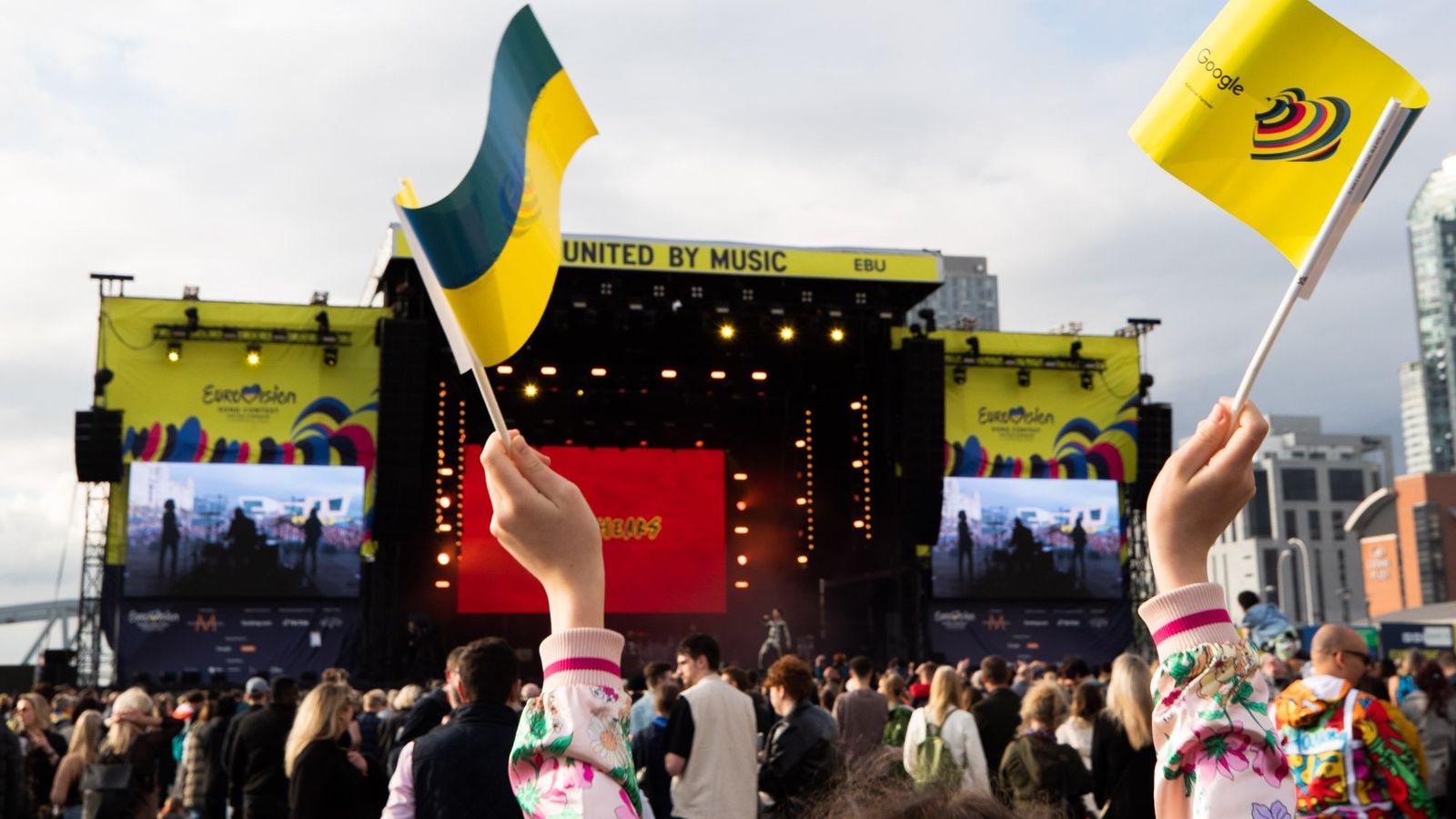 The Eurovision Village, Pier Head, Liverpool