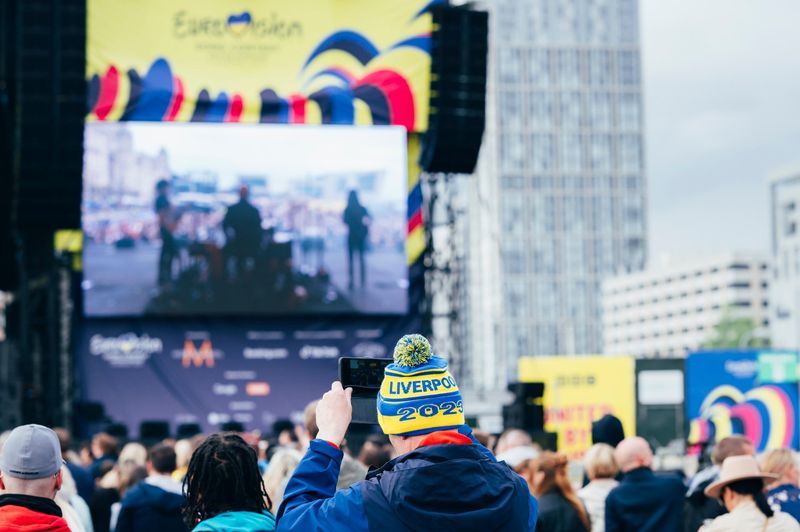 The Eurovision Village, Pier Head, Liverpool