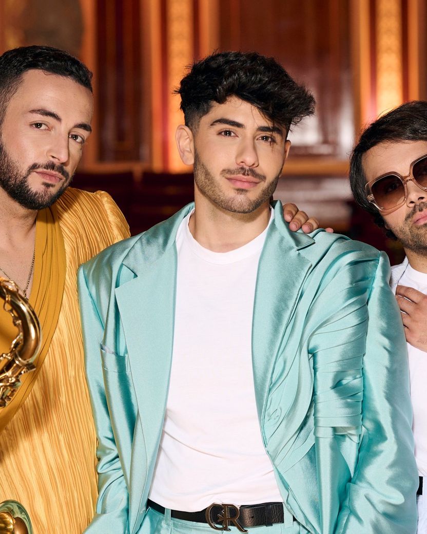 The Busker from Malta attending the Turquoise Carpet event at St. George’s Hall, Liverpool.
