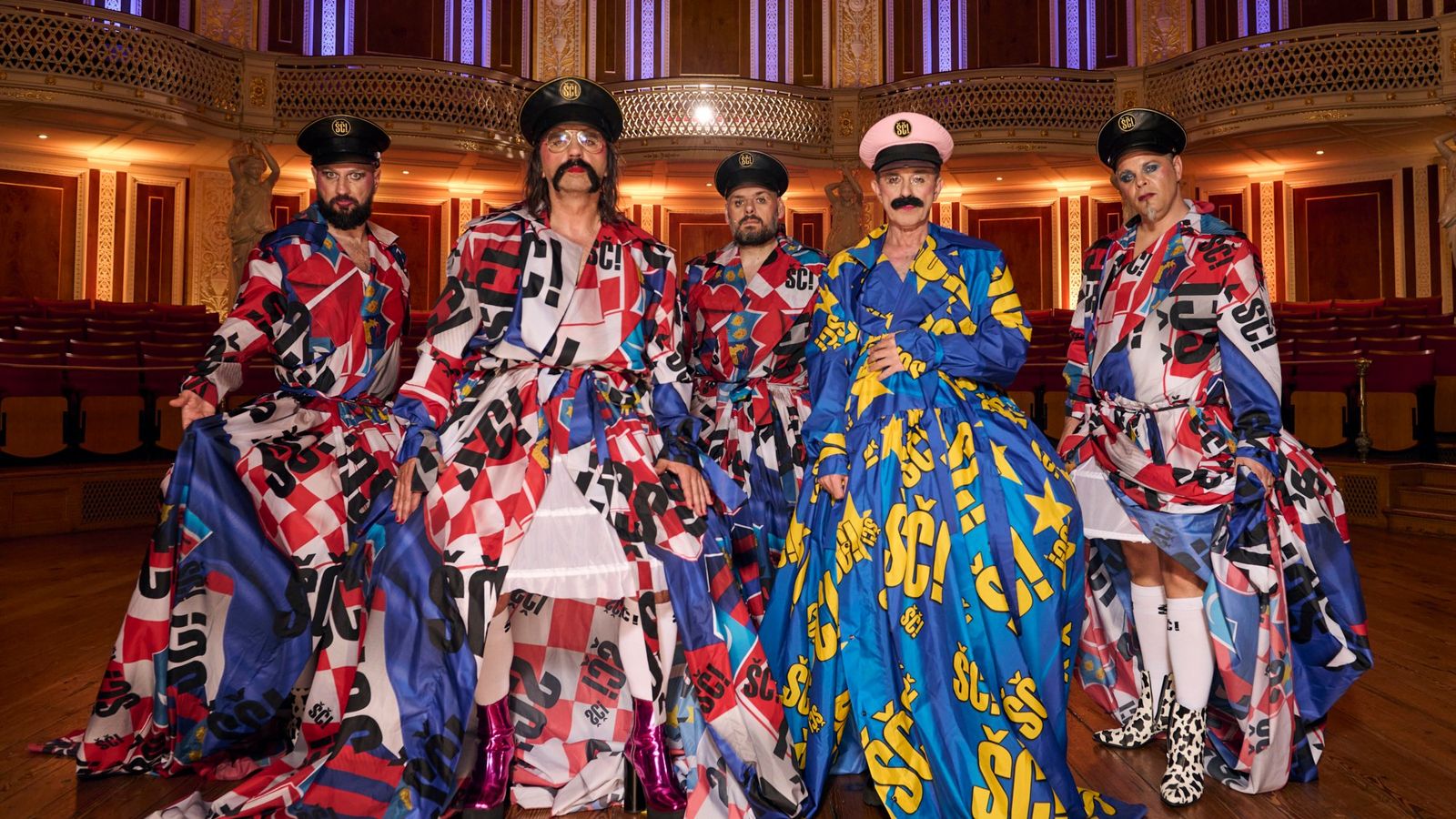 Let 3 from Croatia attending the Turquoise Carpet event at St. George’s Hall, Liverpool.