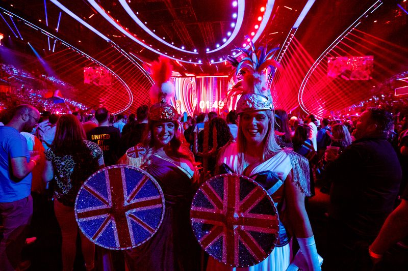 The crowd at the First Semi-Final, Liverpool 2023
