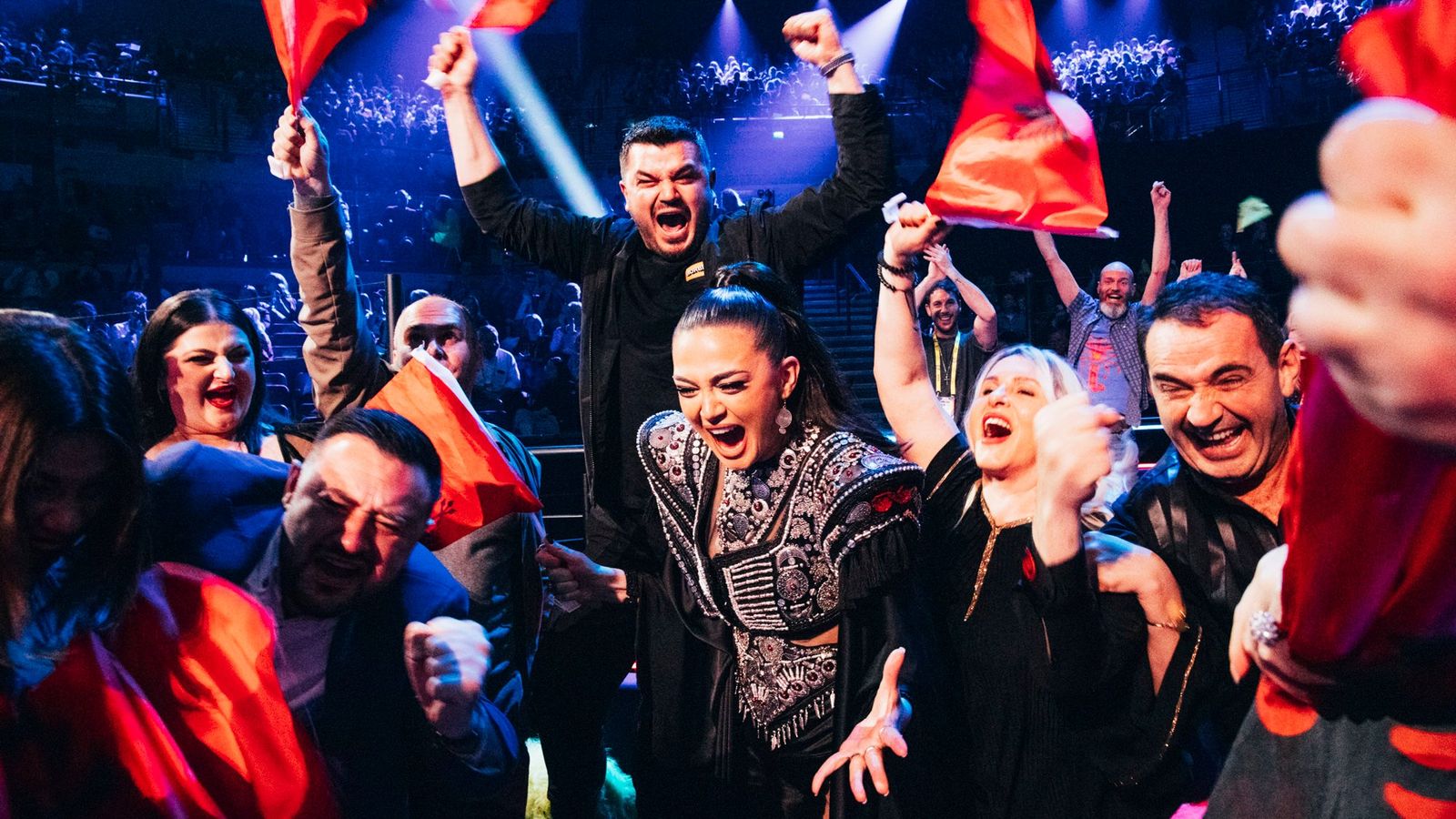 All the action from the Green Room during the Eurovision 2023 Second Semi-Final in Liverpool