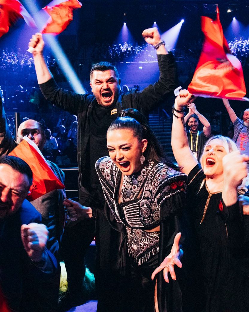 All the action from the Green Room during the Eurovision 2023 Second Semi-Final in Liverpool