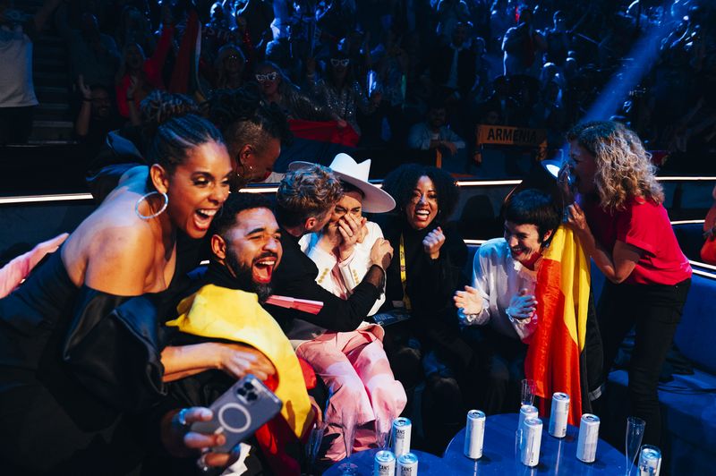 All the action from the Green Room during the Eurovision 2023 Second Semi-Final in Liverpool
