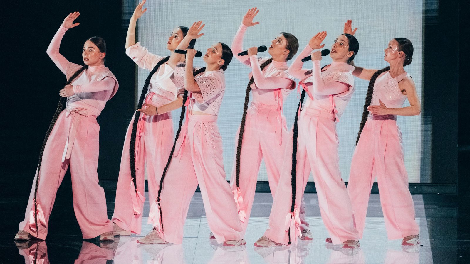 Vesna performed My Sister’s Crown for Czechia at the Grand Final at Liverpool Arena