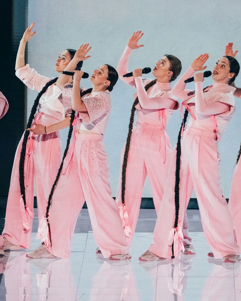 Vesna performed My Sister’s Crown for Czechia at the Grand Final at Liverpool Arena